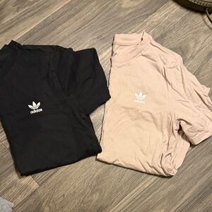 Adidas Black and Tan Tees